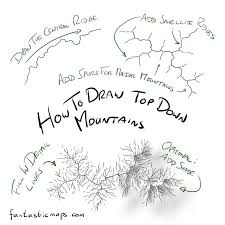 Image Jpeg 800 800 Mountain Drawing Fantasy Map Fantasy Map Making How to draw basic hills (1 minute tutorial).