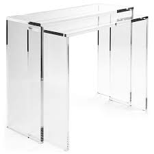 Cleon Small Acrylic Console Display Cabinet Design Acrylic Furniture Small Console Tables