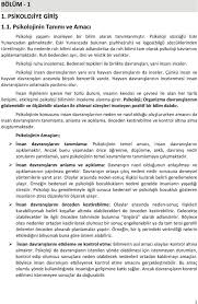 Bolum 1 1 Psikolojiye Giris 1 1 Psikolojinin Tanimi Ve Amaci Pdf Ucretsiz Indirin
