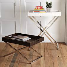 Explore rustic brass, luxurious gold, chic iron and modern wooden styles. Buy Online Tall Butler Tray Stand Now West Elm Uae