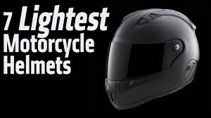 7 Lightest Motorcycle Helmets Available