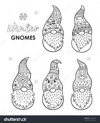 Standing at a height of 2.13 metres (7.0 ft) and a peak weight of 149 kilograms (328 lb. Outline Set Of Trolls Gnomes With Beards And Long Hats Funny Characters For Christmas Vector S Gnome Patterns Pattern Coloring Pages Christmas Coloring Pages