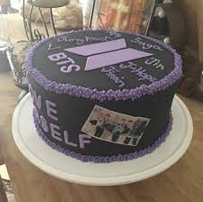 Polish your personal project or design with these bts logo transparent png images, make it even more personalized and. Cakes By Arline Bts Birthday Cake With Some Help Of My Facebook