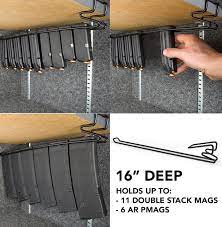 This video shows me making a pistol magazine rack for my gun cabinet. Mag Minder Gun Magazine Storage Rack 2 Sizes Gun Storage Solutions