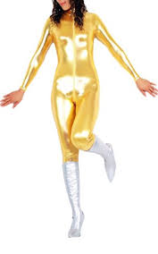 Add to favorites gold and black rhinestone ringmaster. Wolf Unitard Shiny Metallic Bodysuit Unitard Catsuit Medium Gold