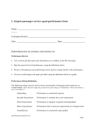 This is the financial education services company profile. Airport Passenger Service Agent Performance Appraisal