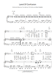 Maybe you would like to learn more about one of these? Land Of Confusion Noten Genesis Klavier Gesang Gitarre
