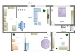 The Example Simple Home Plan Is Drawn Via Edraw Software We Have Lots Of Ready Made Visuals For Cubicl Simple Floor Plans Free Floor Plans Floor Plan Creator