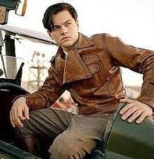 Leonardo Dicaprio As Howard Hughes 2004 Leonardo Dicaprio Leo Dicaprio Leather Jacket