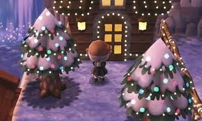 New horizons by shaking the festive decorated cedar or pine trees on your island during festive season. Christmas Lights On Houses Buildings The Bell Tree Animal Crossing Forums