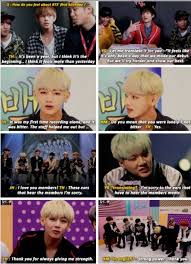 Namjoon said he couldn't see the stars any more,. Namjoon And Yoongi Always Translating Taehyung Xd Bts Funny Bts Bts Memes