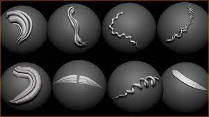 Artstation Zbrush Hair Curve Brush Resources Zbrush Hair Zbrush Hair Brush