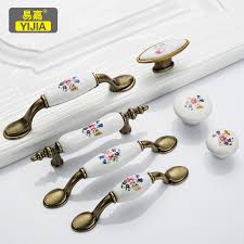 Order) cn wenzhou filta hardware co., ltd. Antique Ceramic Drawer Pull Handle Wardrobe Door Handle Cabinet Door Knob Lucky Flower Home Furniture Handles Knobs Cabinet Pulls Aliexpress