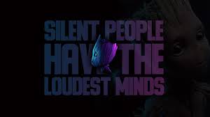 Batman, why so serious?, 8k, popular quotes, joker, 4k, minimal. Groot Silent People Have The Loudest Minds Quote 4k Hd Desktop Wallpaper Widescreen High Definition Fullscreen