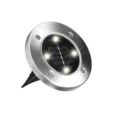 Bell Howell Disk Solar Powered Led Pathway Light Reviews Wayfair