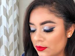 beauty mix 4th of july makeup look