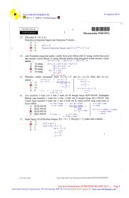 Maybe you would like to learn more about one of these? Contoh Soal Soal Pas Matematika Paket C