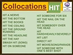 Collocations Hit Learnenglish Antriparto Learn English English Talk American Slang