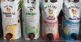 I'm just not a fan of preparing and mixing drinks, sometimes i just want it and i want it now. Malibu Rum Has 60 Ounce Cocktail Pouches That Come In Four Boozy Flavors