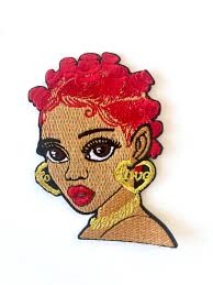 Bantu Baddie, Bantu Knot, Black Hairstyle With Style, 3 1/2 Inches in Size,  Irons On.