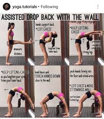 Back Bend Assisted Tutorial Summer Challenge Easy Yoga Workouts Yoga Postures Flexibility Workout