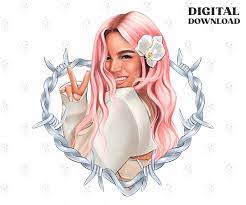 Karol G Png With Pink Hair 2023, Manana Sera Bonito Png Sublimation Designs  Digital Download for Personal and Commercial Use for Merch - Etsy