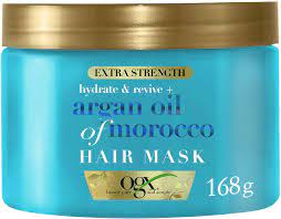 Argan oil from morocco has a unique structure that penetrates the hair cuticle, reduces friction and breakages during shampooing. Ogx Argan Oil Of Morocco Hair Mask For Damaged Hair Extra Strength 168 G Amazon Co Uk Beauty