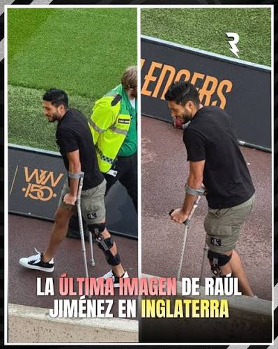 ALARMAS DESDE EL VIEJO CONTINENTE! 🚨 Así luce Raúl Jiménez tras su lesión  en el último partido con los Wolves 😰 ¿Qué pasará con el Lobo de Tepeji?
