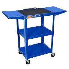 kitchen utility cart with electrical outlet