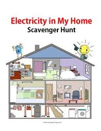 Electricity In My Home Science Scavenger Hunt Activity Science Electricity Electricity Homeschool Science