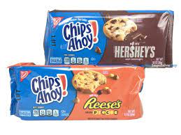 Review Chips Ahoy Made With Hershey S Milk Chocolate And Reese S Pieces The Impulsive Buy