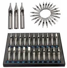 22pcs Stainless Steel Tattoo Tips Nozzle For Needles Set Kit Http Www Ebay Co Uk Itm 22pcs Stainless Steel T Estudio De Tatuagem Tatuagem Coisas Para Comprar