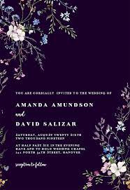 Dainty Flowers Wedding Invitation Template Free Greetings Island Bridal Shower Invitations Templates Engagement Party Invitations Wedding Invitations