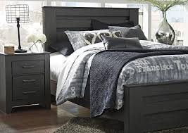 It is constructed with popular hardwood and engineered wood with a multi step ebony black finish. Brinxton Black King Panel Bed Jarons