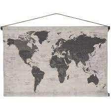 World Map Tapestry Canvas Wall Decor Hobby Lobby 1976554 World Map Tapestry Canvas Wall Decor World Map Wall Art