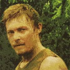 Cross Stitch Pattern Daryl Dixon Season 1