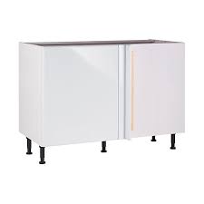 Faites une marque sur le mur à 231 mm à partir de l'angle pour les meubles 800, à 181 mm à partir. Meuble De Cuisine Sixties Blanc D Angle Facade 1 Porte Kit Fileur Caisson Bas L 60 Cm Castorama