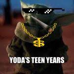 Meme generator for 'baby yoda'. Baby Yoda Blank Template Imgflip