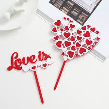 Shopkins sprinkle lee cake cake topper easy how to. Happy Valentine S Day Birthday Cake Topper Love Heart Red Acrylic Cupcake Topper Birthday Valentine Anniversary Cake Decoration Mega Offer 90c452 Cicig