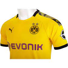 — borussia dortmund (@bvb) july 31, 2019 the kit, revealed in a ad for fifa 20, is actually a impressive departure from the usual bvb flair. 2019 20 Puma Borussia Dortmund Home Jersey Soccerpro