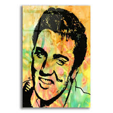 Acrylic Glass Wall Art 'elvis 3' by Dean Russo