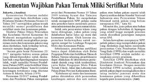Maybe you would like to learn more about one of these? Kementan Wajibkan Pakan Ternak Miliki Sertifikat Mutu Bsn Badan Standardisasi Nasional National Standardization Agency Of Indonesia Setting The Standard In Indonesia Iso Sni Wto