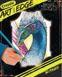Coloring pages harry potter and more these fantastic beasts. Crayola Art With Edge Fantastic Beasts Coloring Book Gift 30 Pages Walmart Com Walmart Com