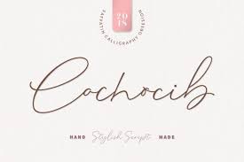 Best of all, they're free, so you can download and try them all before picking your favorite. Download Cochocib Script Latin Pro Font Fontsme Com