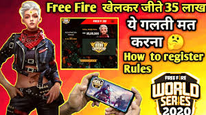 Official account for garena free fire north america, the world's biggest battle royale experience on mobile. Free Fire Free Fire World Series Free Fire à¤– à¤²à¤•à¤° à¤œ à¤¤ 35 à¤² à¤– à¤• à¤¸ à¤•à¤° Register Rules Eligibility Youtube
