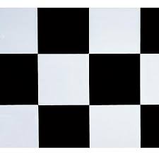 Auto racing black white checkered. Black White Checkerboard Poly Vinyl Flame Retardant Shindigz