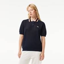 Áo Len Lacoste Nữ Ngắn Tay Cổ Polo... | LACOSTE VN