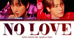 Other super junior members celebrated his return with sns messages. Super Junior D E ìŠˆí¼ì£¼ë‹ˆì–´ D E No Love Color Coded Lyrics Han Rom Eng Youtube