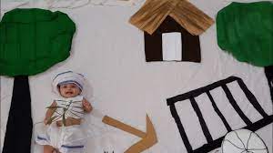 Farmer Theme Babyphotoshoot Babyphotoshoot Idea Baby Photoshoot At Home Youtube