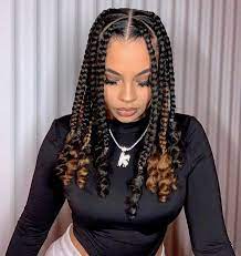 50 Goddess Braids Hairstyles For 2021 To Leave Everyone Speechless An easy way of styling your jumbo box braids is without any knots to keep them free and alive. 50 goddess braids hairstyles for 2021